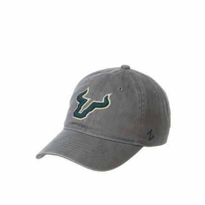 Picture of NCAA South Florida Bulls Mens Adjustable Scholarship Hat Charcoal, South Florida Bulls Charcoal, Adjustable, One size