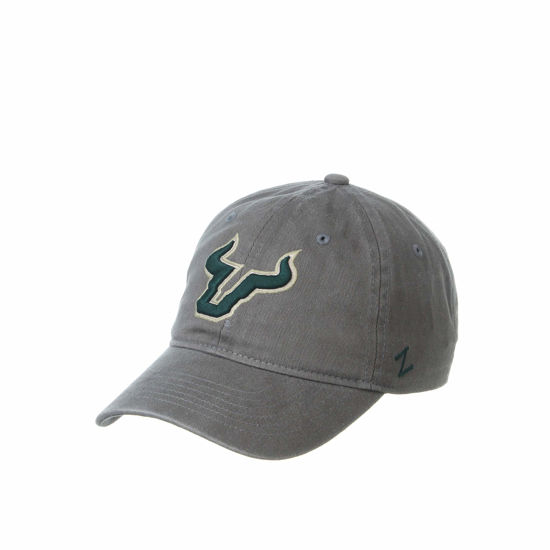 Picture of NCAA South Florida Bulls Mens Adjustable Scholarship Hat Charcoal, South Florida Bulls Charcoal, Adjustable, One size