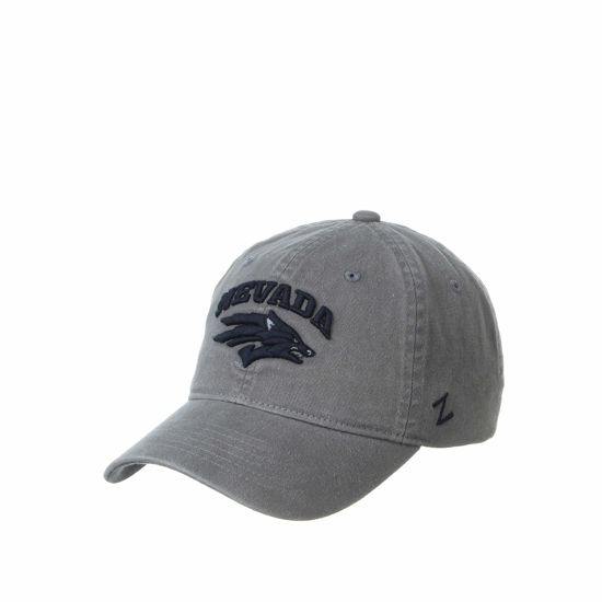 Picture of NCAA Nevada Wolfpack Mens Adjustable Scholarship Hat Charcoal, Nevada Wolfpack Charcoal, Adjustable