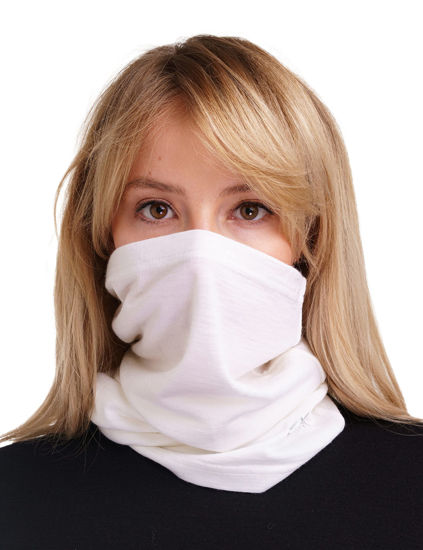 Picture of Merino.tech Merino Wool Ski Neck Gaiter - Face Mask Neck Warmer for Men & Women (Raw Wool)
