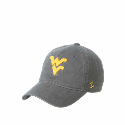 Picture of NCAA West Virginia Mountaineers Mens Adjustable Scholarship Hat Charcoal, West Virginia Mountaineers Charcoal, Adjustable, One size