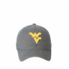 Picture of NCAA West Virginia Mountaineers Mens Adjustable Scholarship Hat Charcoal, West Virginia Mountaineers Charcoal, Adjustable, One size
