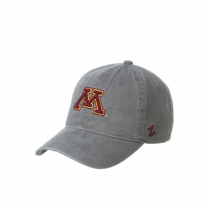 Picture of NCAA Minnesota Golden Gophers Mens Adjustable Scholarship Hat Charcoal, Minnesota Golden Gophers Charcoal, Adjustable, One size