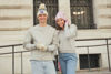 Picture of Ultra Game NFL Official Adults Unisex Super Soft Winter Beanie Knit Hat With Extra Warm Touch Screen Gloves, Chicago Bears, Team Color 1, 1SIZE