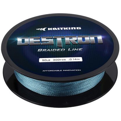 Picture of KastKing Destron Braided Fishing Line,Low-vis Gray,50lbs,150 yds