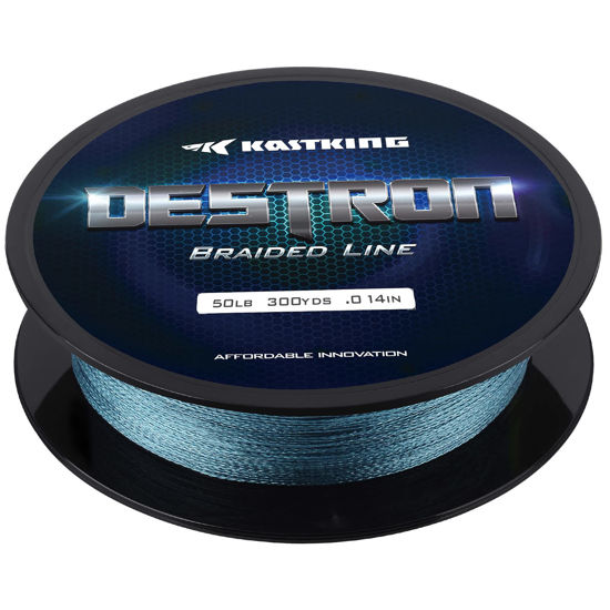 Picture of KastKing Destron Braided Fishing Line,Low-vis Gray,50lbs,150 yds