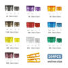 Picture of ZIPCCI 266 Pcs - Car Fuses Assortment Kit, Mini & Standard Automotive Fuses - Blade Auto Fuse for RV Accessories, Marine, Camper, Travel Trailers, Boat (2A/3A/5A/7.5A/10A/15A/20A/25A/30A/40AMP)