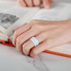 Picture of Egnaro Silicone Wedding Bands Women, Inner Arc Ergonomic Breathable Design Silicone Rubber Wedding Bands Rubber Rings for Women