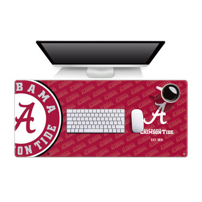Picture of YouTheFan NCAA Alabama Crimson Tide Logo Series Desk Pad