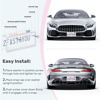 Picture of QUANQIUFEI 2 Pack Bling License Plate Frames, Sparkly Rhinestone Diamond Car License Plate Cover for Women, Stainless Steel Car Accessories with Glitter Crystal Caps (Crystal AB)