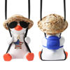 Picture of Rear View Mirror Hanging Accessories Cute Swinging Duck Car Truck Hanging Stuff for Men Women Teens Rearview Mirror Charms Vehicle Essentials Interior Accessories Funny White Elephant Gifts for Adults