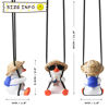 Picture of Rear View Mirror Hanging Accessories Cute Swinging Duck Car Truck Hanging Stuff for Men Women Teens Rearview Mirror Charms Vehicle Essentials Interior Accessories Funny White Elephant Gifts for Adults