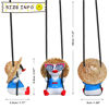 Picture of Cool Swinging Duck Car Hanging Ornament Cute Car Decor Rear View Mirror Accessories Interior for Women Men Teens Truck Rearview Christmas Tree Decorations Things Funny Xmas Gifts for Secret Santa