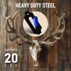 Picture of MSSOHKAN European Mount Skull Hanger Deer Skull Mount for Deer Mule Antelope Coyote and Small Game Animals with Silicone Protector Blue 3 Pack