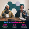 Picture of Sonic Acoustics Self-Adhesive 12 Pack Hexagon Acoustic Panels, 14" X 12" X 0.4" High Density Sound Absorbing Panels Sound Proof Insulation Beveled Edge Studio Treatment Tiles