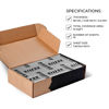 Picture of Siless 80 mil (2mm) Car Sound Deadening mat - Butyl Automotive Sound Deadener - Noise Insulation and Vibration Dampening Material 10 sqft (0.95 sqm)