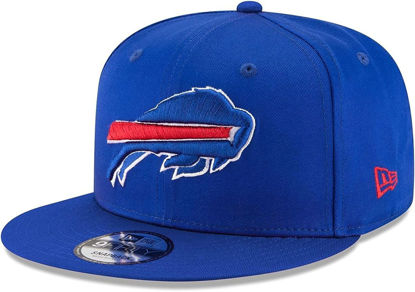 Picture of New Era NFL 9FIFTY Adjustable Snapback Hat Cap One Size Fits All (Buffalo Bills - Blue)