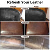 Picture of drtulz Black Leather Recoloring Balm, Leather Color Restorer Conditioner, Leather Repair Kits for Vinyl Furniture, Sofa, Car Seats, Shoes - Repair Leather Color on Faded & Scratched Leather Couches