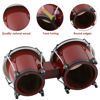 Picture of EASTROCK Bongo Drum 6” and 7” Bongos Set for Adults Kids Beginners Professionals Tunable Wood and Metal Drum Percussion Instruments with Bag and Tuning Wrench（Red）
