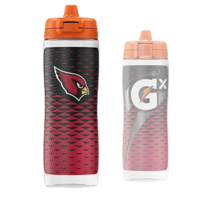 Picture of Gatorade Gx NFL Non-Slip Squeeze Bottles, 30 fl oz, Gx Hydration System