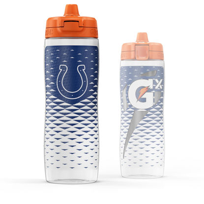 Picture of Gatorade Gx NFL Non-Slip Squeeze Bottles, 30 fl oz, Gx Hydration System