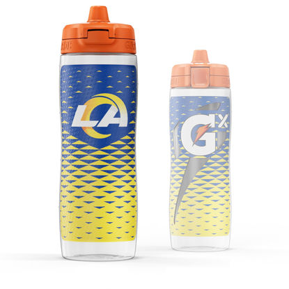 Picture of Gatorade Gx NFL Non-Slip Squeeze Bottles, 30 fl oz, Gx Hydration System