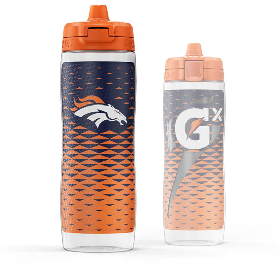 Picture of Gatorade Gx NFL Non-Slip Squeeze Bottles, 30 fl oz, Gx Hydration System