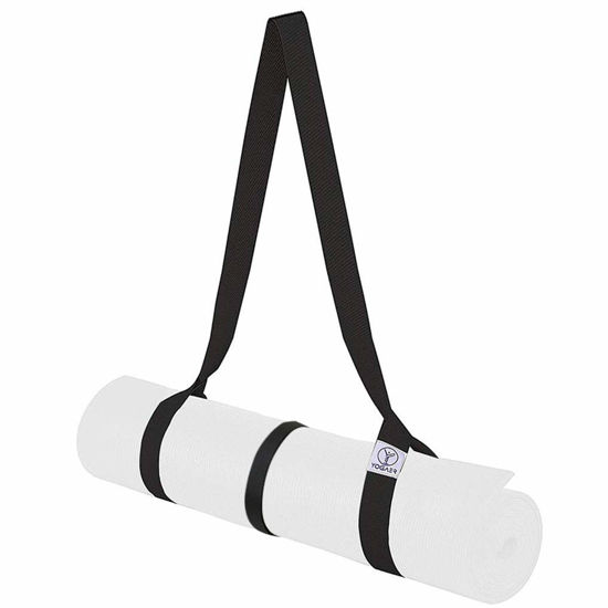 Picture of YOGAER Yoga Mat Carrier Strap, Adjustable Thick Straps Sling for Carrying Large Mats, Stretching Band