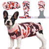 Picture of Kuoser Recovery Suit for Dogs Cats After Surgery, Professional Pet Recovery Shirt Dog Abdominal Wounds Bandages, Substitute E-Collar & Cone,Prevent Licking Dog Onesies Pet Surgery Recovery Suit