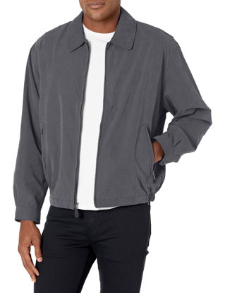 Picture of LONDON FOG mens Auburn Zip-front Golf (Regular & Big-tall Sizes) Cotton Lightweight Jacket, Iron, XX-Large Tall US