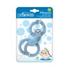 Picture of Dr. Brown's Flexees Blue Sloth, Soft 100% Silicone Baby Teether, BPA Free, 3m+