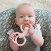 Picture of Dr. Brown's Flexees Pink Sloth, Soft 100% Silicone Baby Teether, BPA Free, 3m+