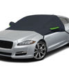 Picture of EcoNour Car Windshield Cover for Ice and Snow, Windshield Snow Cover with Side Mirrors Cover for Snow, Ice, UV Fits Most Cars, Trucks, Vans, SUVs, Black