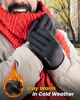 Picture of FEWTUR Winter Gloves for Men and Women Cold Weather - Waterproof Touchscreen Gloves for Running Hiking Bike, Water Proof Snow Warm Gloves Touch Screen for Biking Driving Soccer