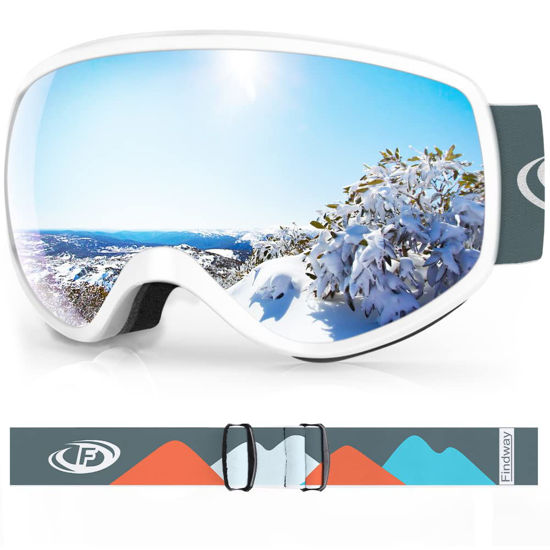 Picture of findway Kids Ski Goggles, Kids Snowboard Goggles for Boys Girls Toddler age 3-12