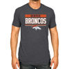 Picture of Team Fan Apparel NFL Adult Team Block Tagless T-Shirt - Cotton Blend - Charcoal - Perfect for Game Day - Comfort and Style (Denver Broncos - Charcoal, Adult XX-Large)
