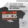 Picture of Team Fan Apparel NFL Adult Team Block Tagless T-Shirt - Cotton Blend - Charcoal - Perfect for Game Day - Comfort and Style (Denver Broncos - Charcoal, Adult XX-Large)