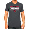 Picture of Team Fan Apparel NFL Adult Team Block Tagless T-Shirt - Cotton Blend - Charcoal - Perfect for Game Day - Comfort and Style (Arizona Cardinals - Charcoal, Adult Small)