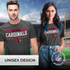 Picture of Team Fan Apparel NFL Adult Team Block Tagless T-Shirt - Cotton Blend - Charcoal - Perfect for Game Day - Comfort and Style (Arizona Cardinals - Charcoal, Adult Small)