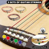 Picture of Anvin Acoustic Guitar Accessories Kit Including acoustic Guitar Strings, tuner, guitar capo, 3-in-1 restring tool, guitar picks, pick holder, bridge pins, guitar nuts saddles, finger picks (53 Pcs)