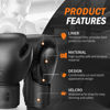 Picture of Boxing Gloves for Men and Women Suitable for Boxing Kickboxing Mixed Martial Arts Muay Thai MMA Heavy Bag Fighting Training (Black, 16oz)