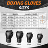 Picture of Boxing Gloves for Men and Women Suitable for Boxing Kickboxing Mixed Martial Arts Muay Thai MMA Heavy Bag Fighting Training (Black, 16oz)