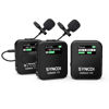 Picture of SYNCO Wireless Lavalier Microphone, G2(A2) MAX 2.4G Dual Transmitter 24 Hours Recording 656FT 8H for Online Class Vlog Stream YouTube for DSLR Phone Laptop, Professional-Lapel-Mics-for-Cameras