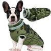 Picture of Lelepet Dog Coat,Warm Dog Winter Coat Waterproof Dog Jacket with Harness Dog Padded Vest Windproof Reflective Dog Fleece Jacket Vest Turtleneck Zippered Dog Snow Jacket XS Dog Coats for Small Dogs