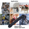 Picture of Hi Kiss Check Cord Large,Medium Small Dogs/Puppy Obedience Recall Training Agility Lead - 15ft 20ft 30ft 50ft Training Leash(Blck 30ft-Diam 1/2"-1 Hook)