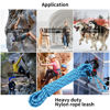 Picture of Hi Kiss Check Cord Large,Medium Small Dogs/Puppy Obedience Recall Training Agility Lead - 15ft 20ft 30ft 50ft Training Leash(Sky Blue 15ft-Diam 1/2"-1 Hook)