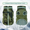 Picture of Lelepet Dog Coat,Dog Winter Coat XX-Large Dog Coat Waterproof Dog Jacket with Harness Windproof Dog Padded Vest Reflective Dog Fleece Jacket Turtleneck Zippered Dog Snow Coat Dog Coats for Large Dogs