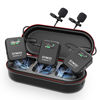 Picture of SYNCO Wireless Microphone System with Charging Case, G2A2 MEGA Dual Transmitter 8GB Storage of 24H 656ft Video Recording Streaming for Camera/Phone/PC/Laptop, Wireless-Lav-Mic-for-Camera