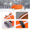 Picture of Lelepet Warm Dog Winter Coat Dog Coat Dog Cold Weather Coats Windproof Reflective Turtleneck Fleece Dog Jacket with Harness Thick Dog Fleece Vest Orange Dog Coat Dog Coats for Small Medium Large Dogs