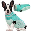 Picture of Lelepet Warm Dog Winter Coat,XS Dog Coat Waterproof Dog Jacket with Harness Dog Padded Vest Windproof Reflective Dog Fleece Jacket Vest Turtleneck Zippered Dog Snow Jacket Dog Coats for Small Dogs